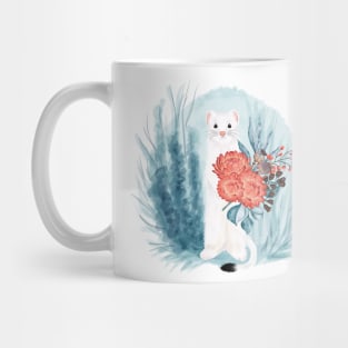 Spirit Animal White Weasel Mug